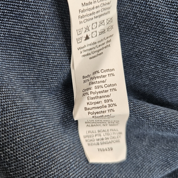 Halara Shirt Dress Midi Flex Denim Long Sleeve Pockets Western Stretch Large - Picture 11 of 11